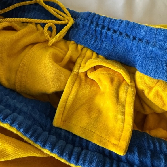 Vintage FUBU Athletics Velour Set 🟡💙 - Picture 10 of 13
